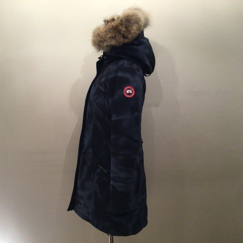 Canada Goose Jacke/Mantel aus Baumwolle in Blau