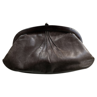 Bruno Magli Clutch Bag Leather in Beige