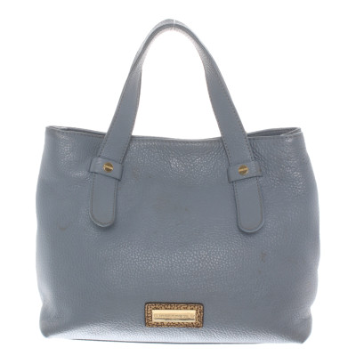 Borbonese Handbag Leather in Blue