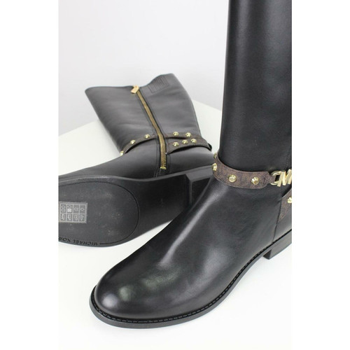 MICHAEL KORS Women's Stiefel aus Leder in Schwarz