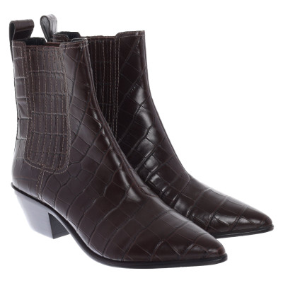 Loeffler Randall Ankle boots Leather in Brown