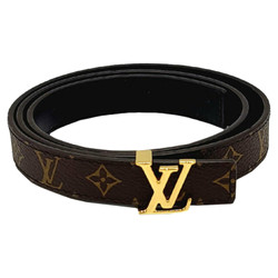 PRELOVED Louis Vuitton Monogram Leather and Gold Buckle Belt CT5017 04 –  KimmieBBags LLC