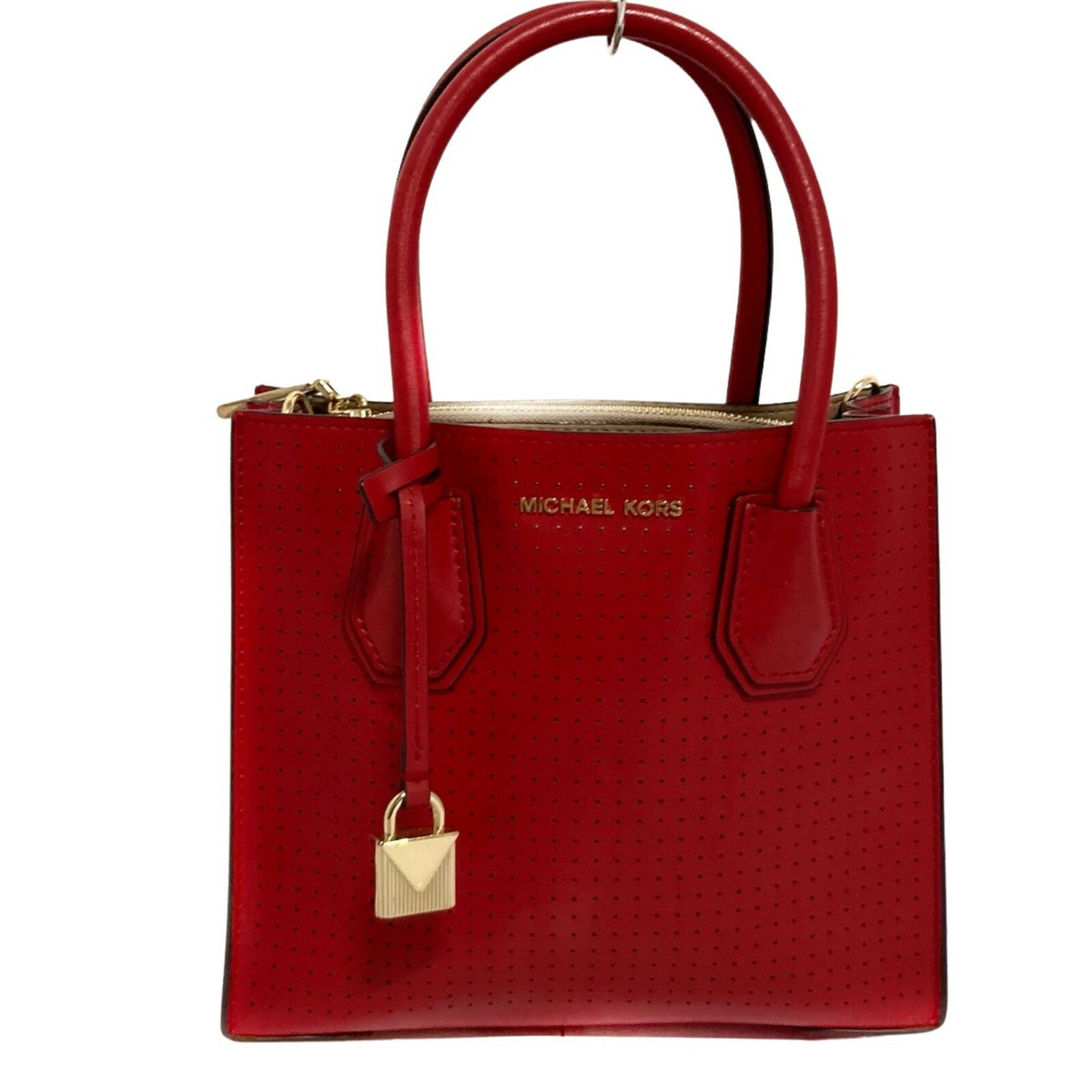 MICHAEL KORS Women's Handtasche aus Leder in Rot
