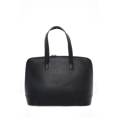 NAVYBOOT Women's Handtasche aus Leder in Schwarz