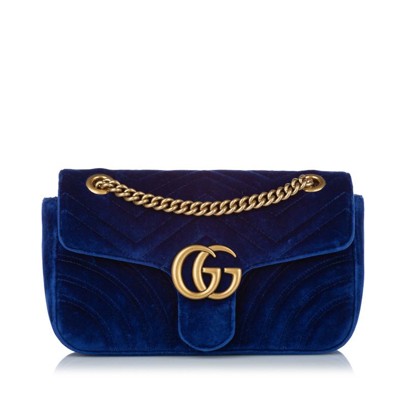 gucci marmont navy blue