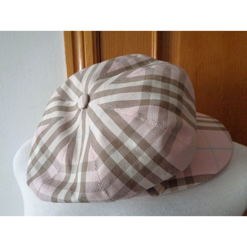 BURBERRY Women's Hut/Mütze aus Baumwolle in Rosa / Pink