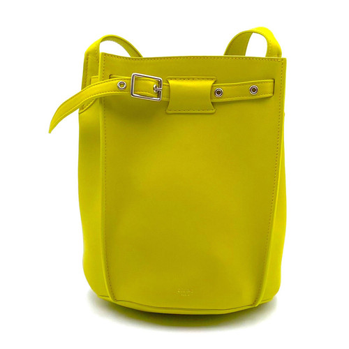 CÉLINE Femme Bucket Bag aus Leder in Gelb | Seconde Main
