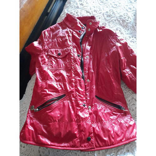 MONCLER Damen Jacke/Mantel in Rot Größe: M | Second Hand