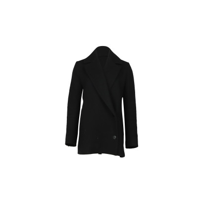 By Malene Birger Jacket/Coat Wool in Black