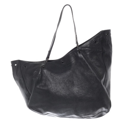 Helmut Lang Shopper Leather in Black