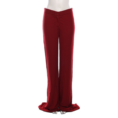 Dolce & Gabbana Hose aus Baumwolle in Rot
