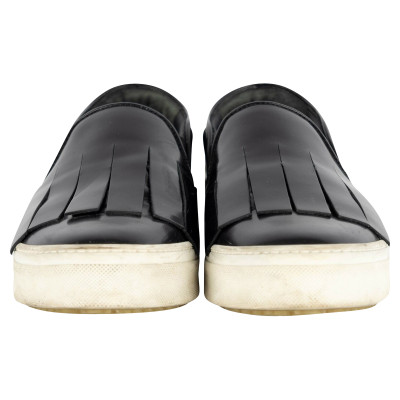 Céline Trainers Patent leather in Black