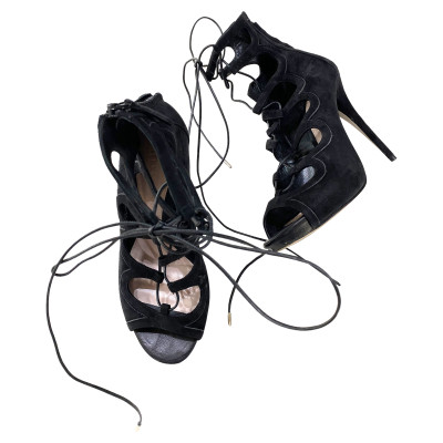 Alexander McQueen Lace-up shoes Suede in Black