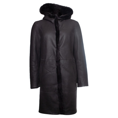 Arma Jacket/Coat Leather in Black