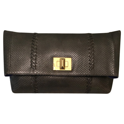 Emilio Pucci Clutch Bag Leather in Khaki