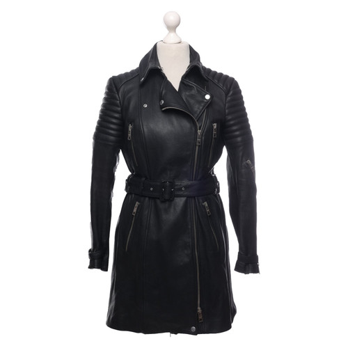 manteau cuir burberry femme