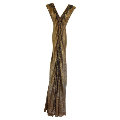 Jenny Packham Dress Silk in Gold