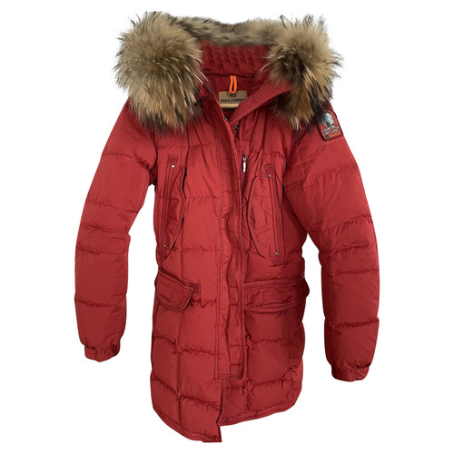 PARAJUMPERS Women's Jacket/Coat in Red Size: S | Second Hand