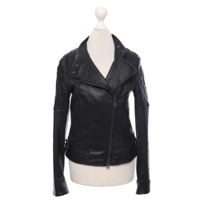 Vent Couvert Jacket/Coat Leather in Black