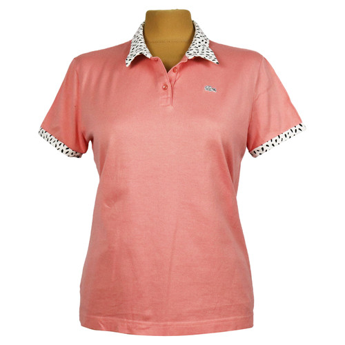 LACOSTE Femme Top en Coton en Rose/pink en Taille: XL