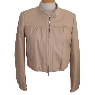 Schumacher Jacket/Coat Leather in Beige