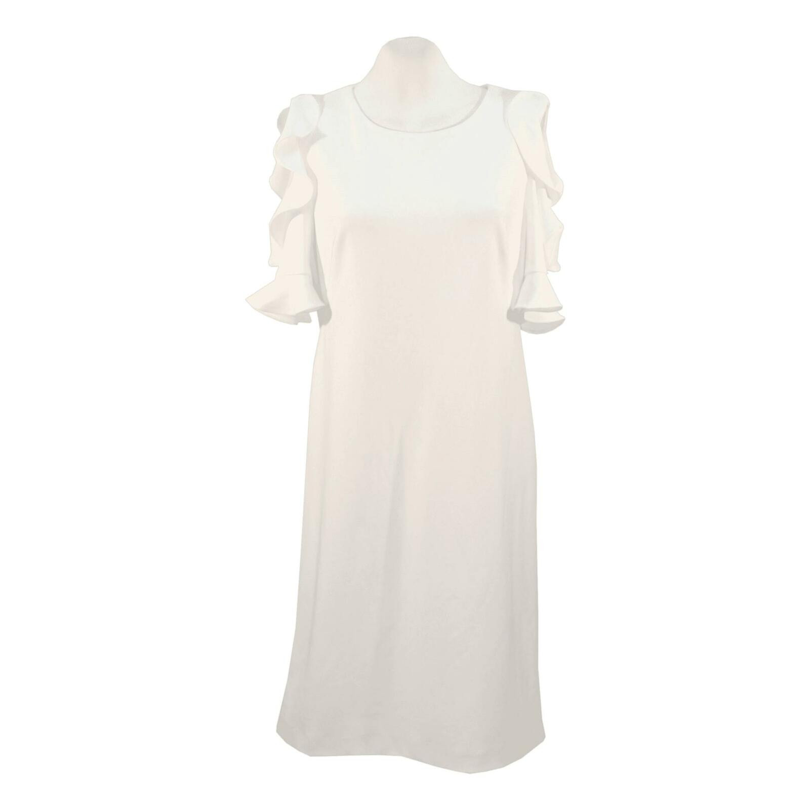 DKNY Damen Kleid in Weiß Größe: DE 38 | Second Hand