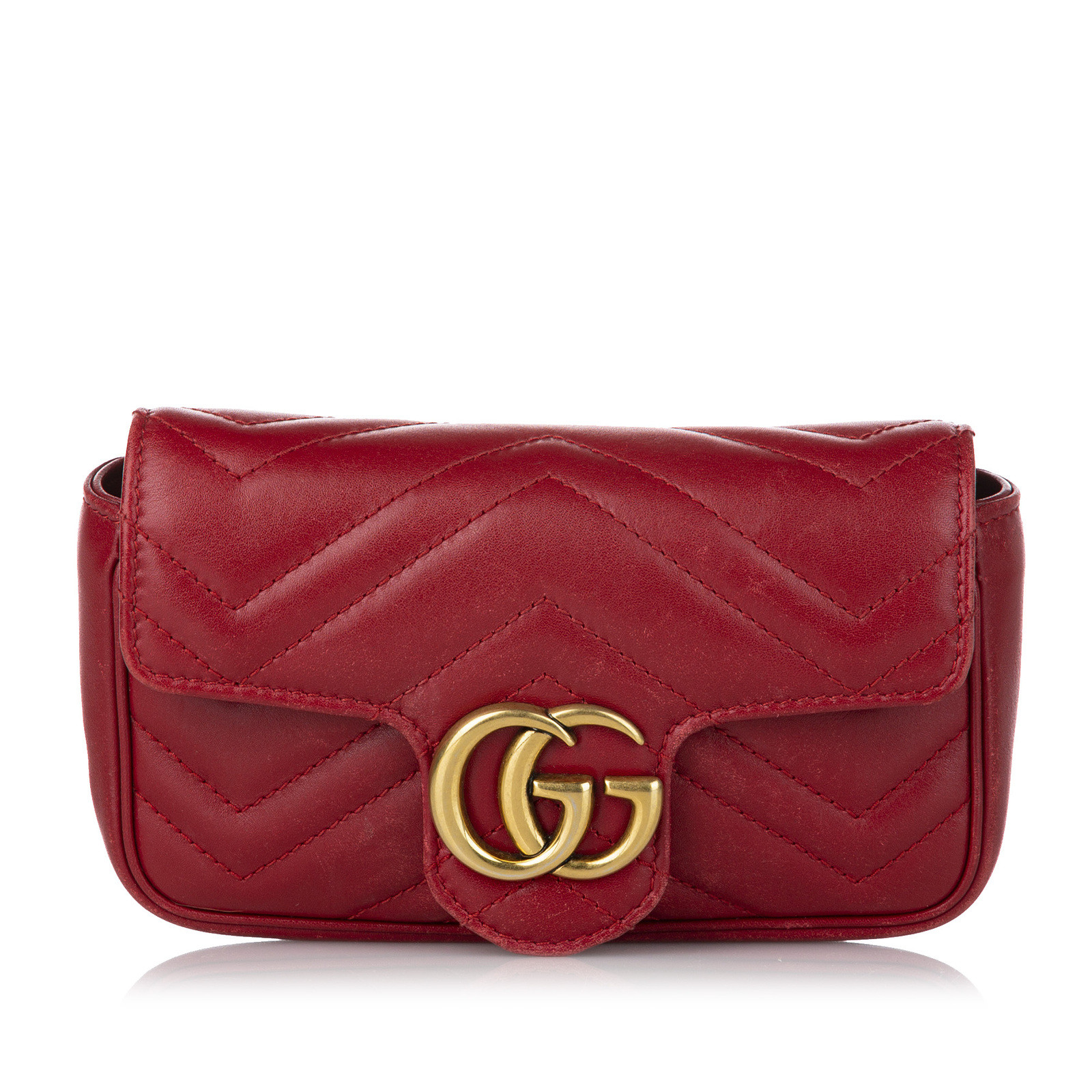 Gucci Marmont Bag aus Leder in Rot - Second Hand Gucci Marmont Bag aus  Leder in Rot gebraucht kaufen für 1379€ (8095631)