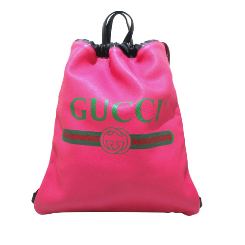 GUCCI Women's Rucksack aus Leder in Rosa / Pink