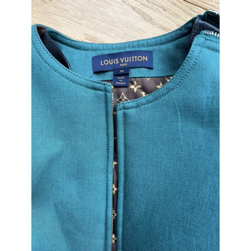 LOUIS VUITTON Women's Jacke/Mantel aus Leinen in Grün