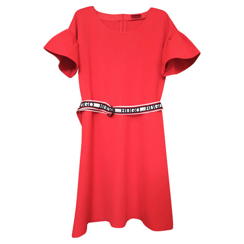 HUGO BOSS Damen Kleid in Rot Größe: M | Second Hand