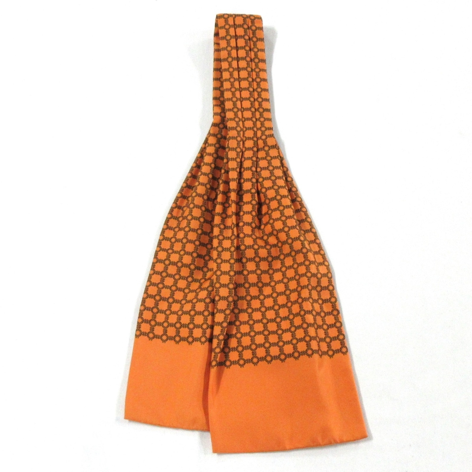 HERMÈS Women's Schal/Tuch aus Seide in Orange | Second Hand