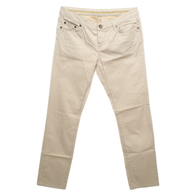 7 For All Mankind Jeans Katoen in Crème