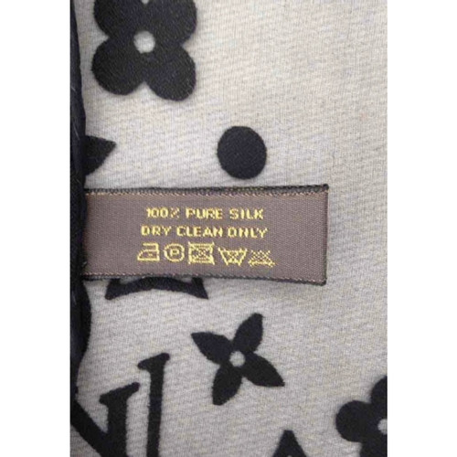 LOUIS VUITTON Women's Schal/Tuch aus Seide in Grau