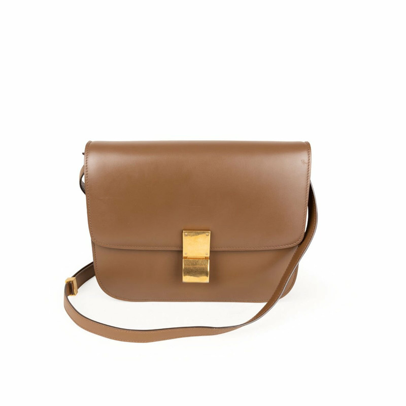 brown celine box bag