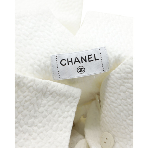 Chanel Jeans aus Baumwolle in Weiß