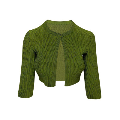 Alaïa Jacket/Coat Viscose in Green