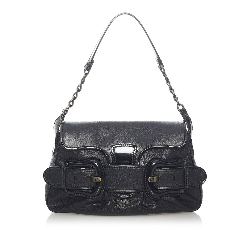 fendi double buckle bag