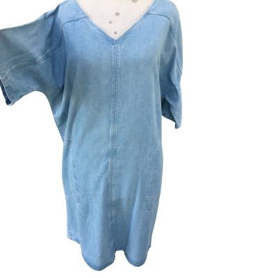 Drykorn Kleid aus Baumwolle in Blau
