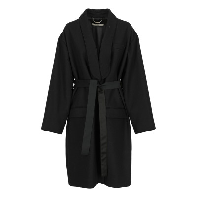 Givenchy Giacca/Cappotto in Lana in Nero