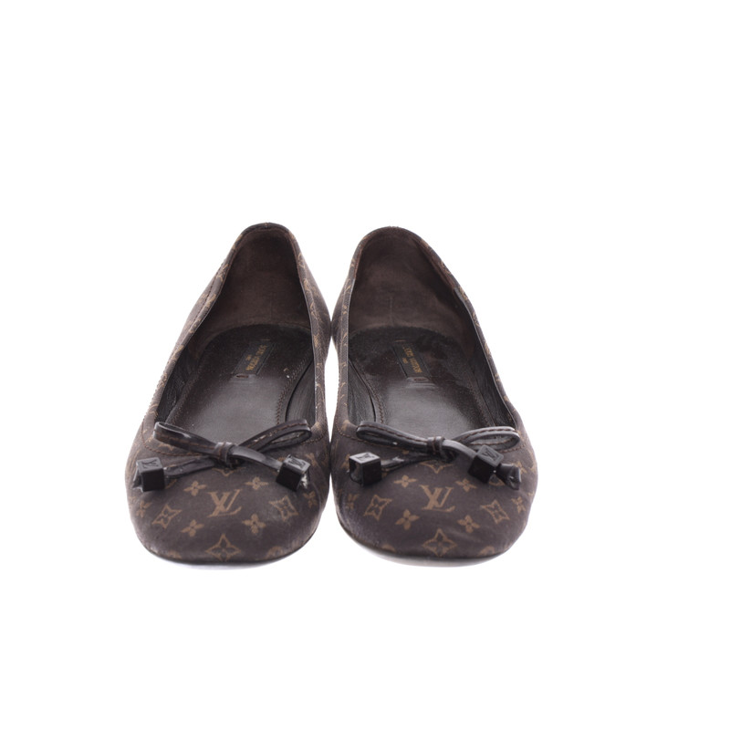 LOUIS VUITTON Femme Chaussons Ballerines en Marron