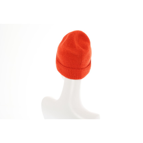 COS Damen Hut/Mütze aus Kaschmir in Orange | Second Hand