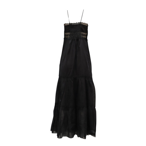 Charo Ruiz Kleid aus Baumwolle in Schwarz