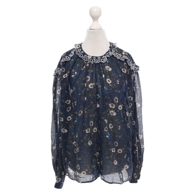 Isabel Marant Etoile Top Cotton in Blue