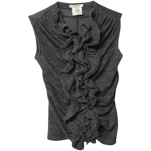 Givenchy Oberteil aus Wolle in Grau