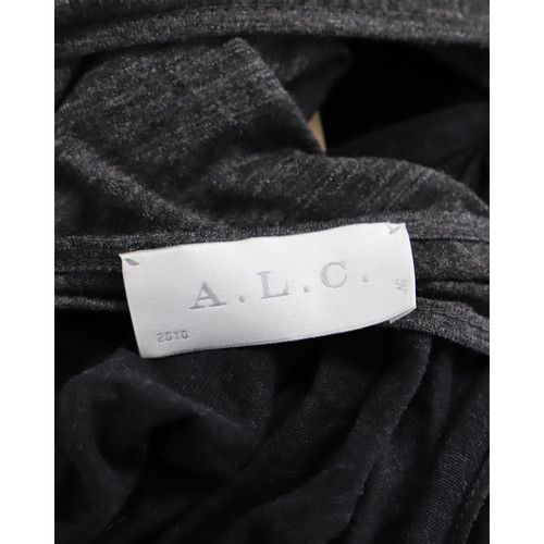A.L.C. Kleid aus Viskose in Schwarz