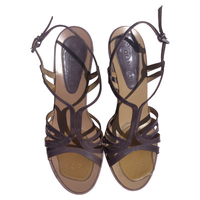 Deimille Sandals Patent leather in Violet