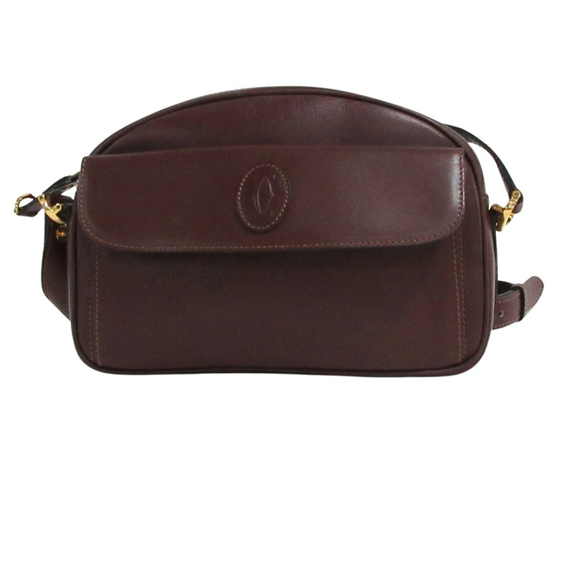 Taschen Umhängetaschen Cartier Must de Cartier Leather Crossbody Bag 