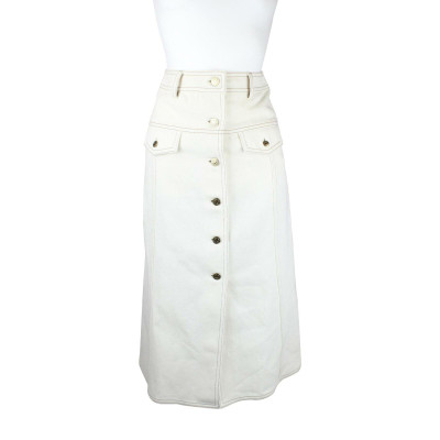 Bally Skirt Cotton in Cream