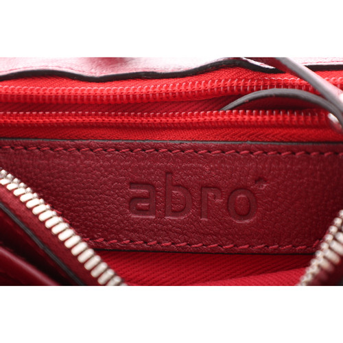 ABRO Damen Handtasche aus Leder in Bordeaux | Second Hand