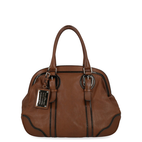 DOLCE & GABBANA Women's Handbag Leather in Brown